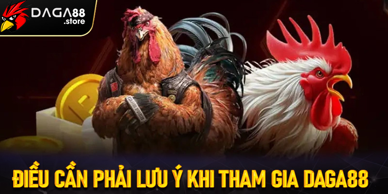 Một số điều người chơi cần phải lưu ý khi tham gia cá cược tại Daga88